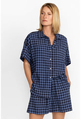 Women Tops | Johnny Was Shortsleeve Chest Pocket Shirt Multi