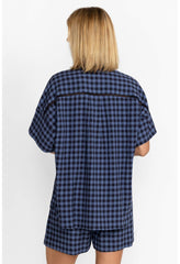 Women Tops | Johnny Was Shortsleeve Chest Pocket Shirt Multi