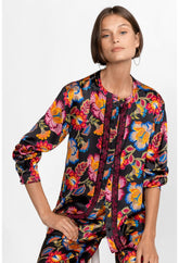 Women Tops | Johnny Was Sidonia Mandarin Button Down Shirt Sidonia