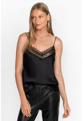 Women Tops | Johnny Was Skye Silk Cami Black