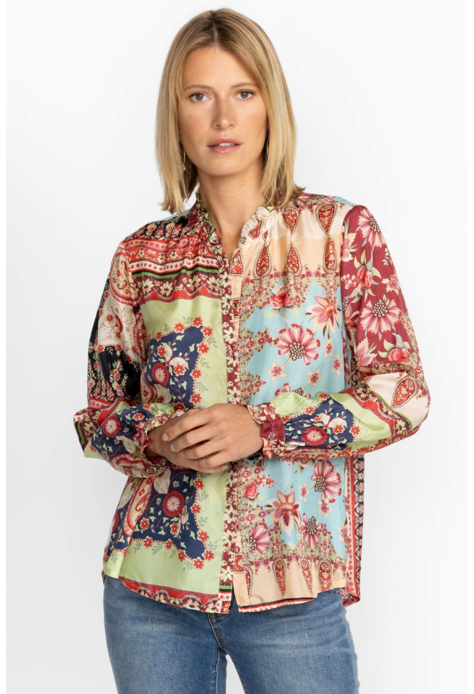 Women Tops | Johnny Was Thena Amabel Blouse Thena