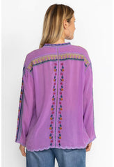 Women Tops | Johnny Was Vanessa Blouse Pansy