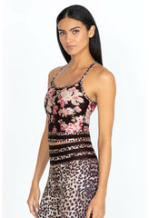 Women Tops | Johnny Was Vintage Rose Bee Active Cami Vintage Rose