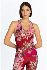 Women Tops | Johnny Was Yama Bee Active Mesh Tank Yama