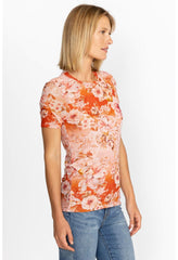 Women Tops | Johnny Was Yours Truly Mesh Tee Yours Truly