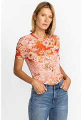 Women Tops | Johnny Was Yours Truly Mesh Tee Yours Truly