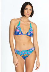 Women Two-Pieces | Johnny Was Rainbow Colorblast String Bikini Top Rainbow