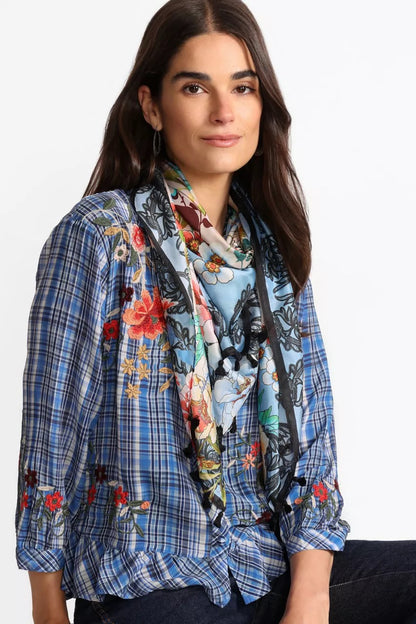 LEWISIA SILK SCARF
