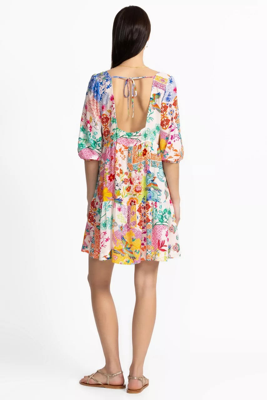 PAULA TIERED MINI DRESS
