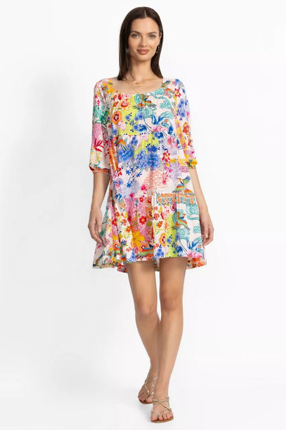 PAULA TIERED MINI DRESS