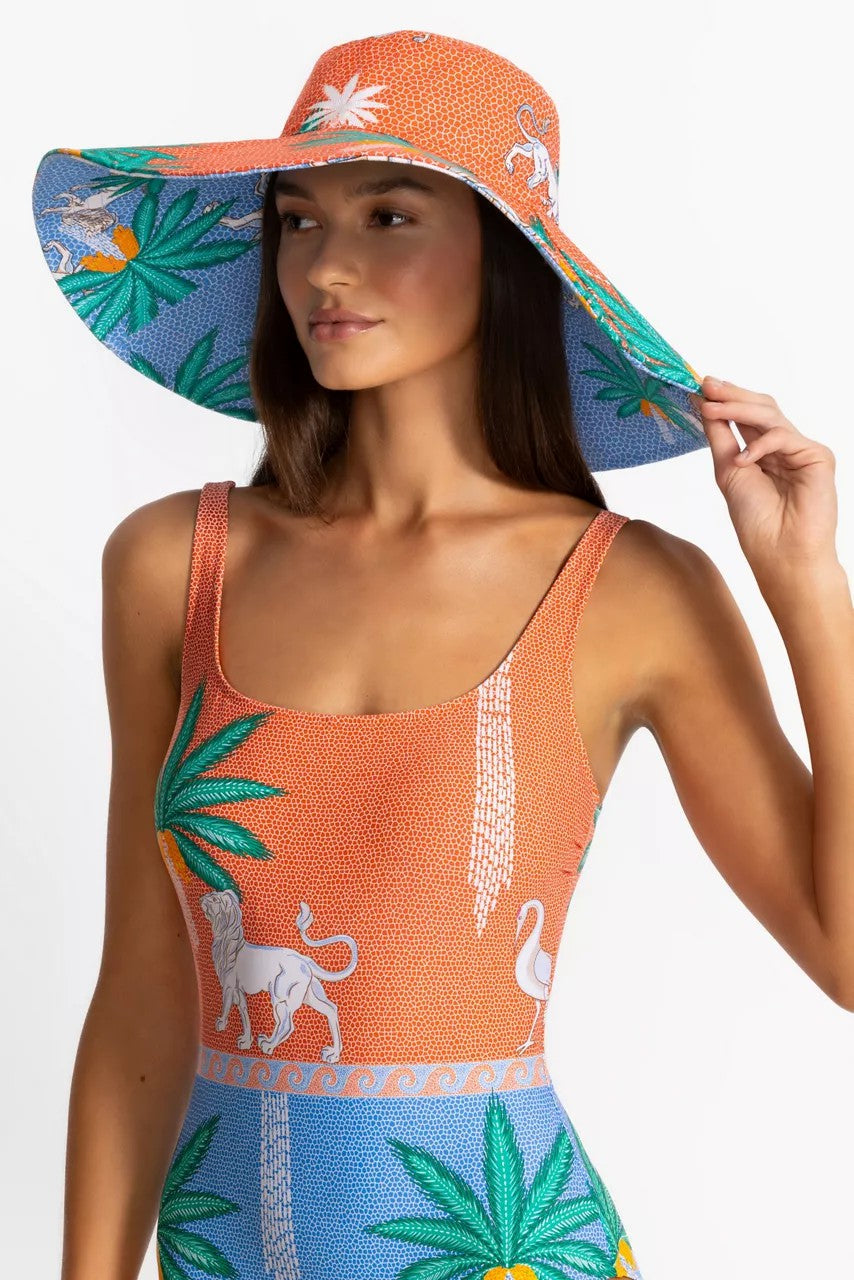 JW X PAOLITA REVERSIBLE BEACH HAT
