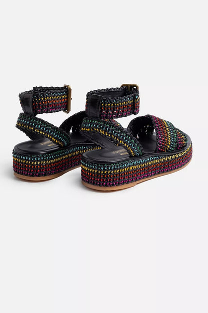 RAFFIA SANDAL