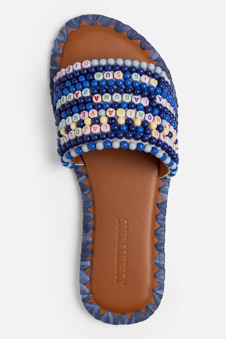 CALIFORNIA DESTINATION BEADED SANDAL