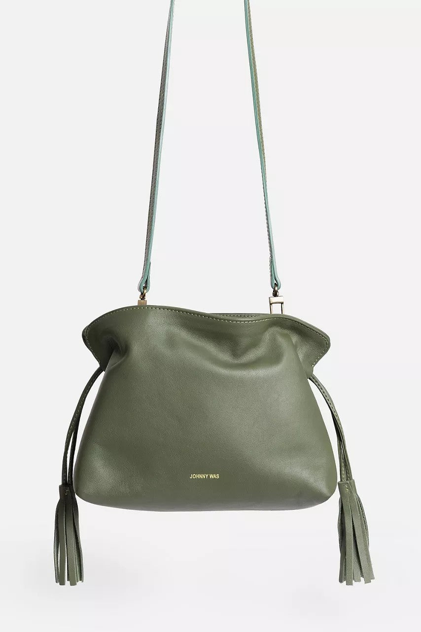 CINCH POUCH ITALIAN LEATHER CROSSBODY