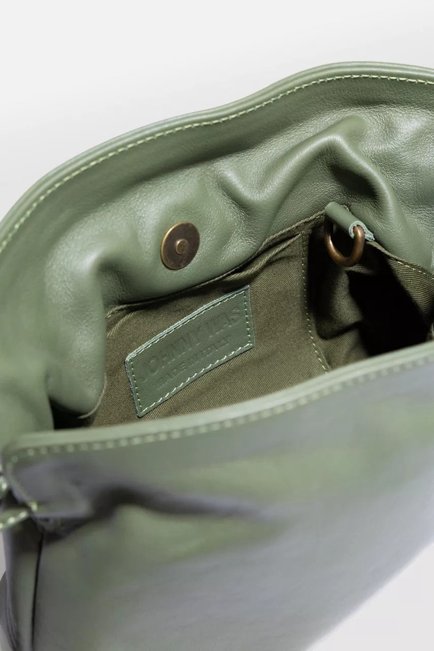 CINCH POUCH ITALIAN LEATHER CROSSBODY