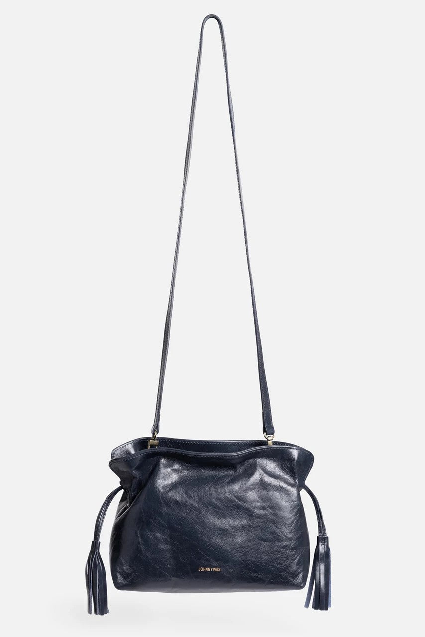 CINCH POUCH ITALIAN LEATHER CROSSBODY