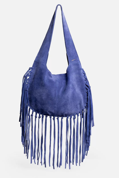 WESTERN ITALIAN SUEDE FRINGE BAG