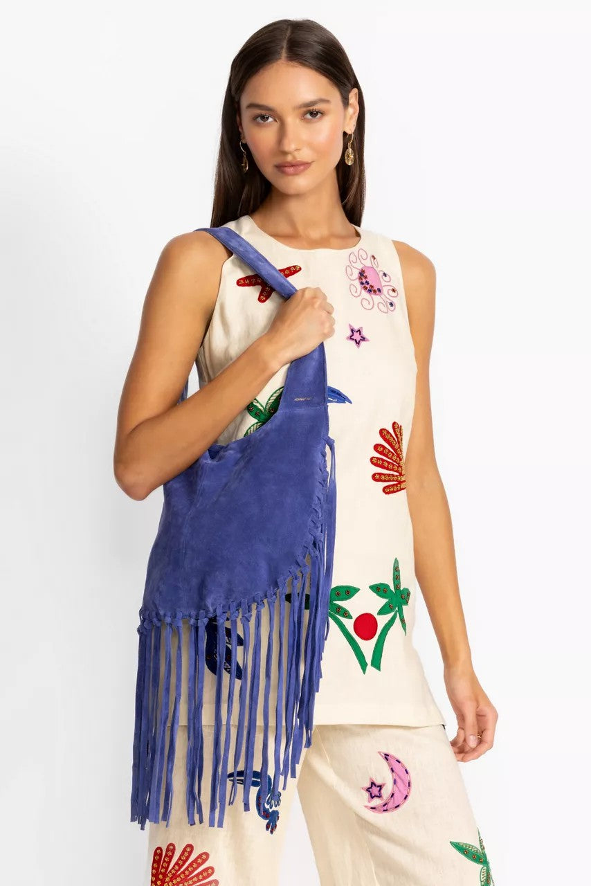 WESTERN ITALIAN SUEDE FRINGE BAG