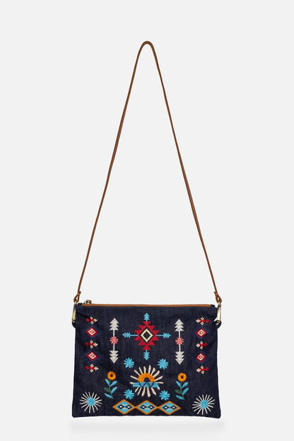 DENIM CROSSBODY BAG