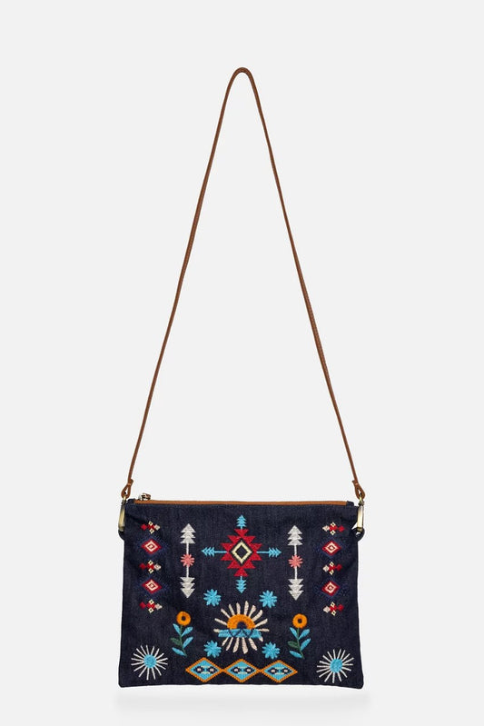 DENIM CROSSBODY BAG