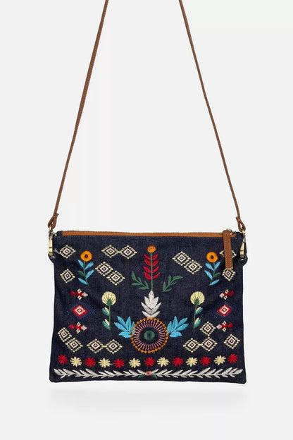 DENIM CROSSBODY BAG
