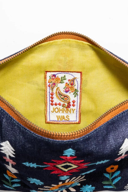 DENIM CROSSBODY BAG