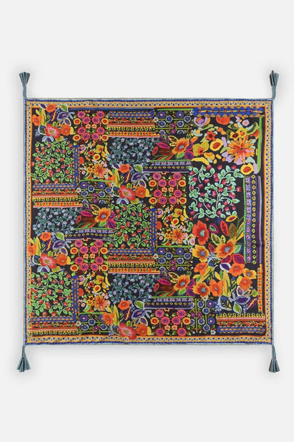 BRUSH PAINTED SILK SCARF