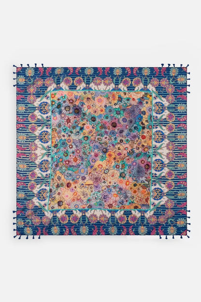 SAGE BLUE SILK SCARF