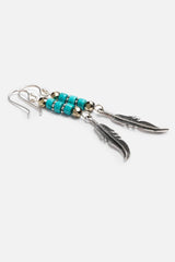 SEA FEATHERS DANGLE EARRINGS