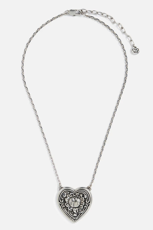 ANTIQUE HEART PENDANT NECKLACE