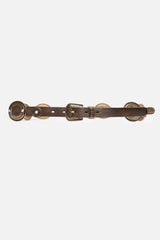 BOHEMIAN ITALIAN LEATHER CONCH BELT