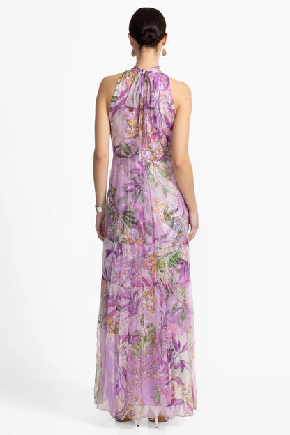 RIONA HALTER MAXI DRESS