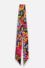 ANTIQUA FLOWER SILK SCARF