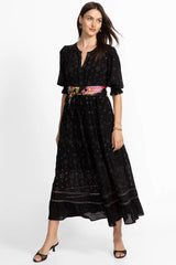DAPHNE EMBROIDERED MAXI DRESS