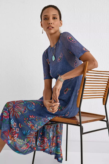 CARLIE MESH TEE DRESS