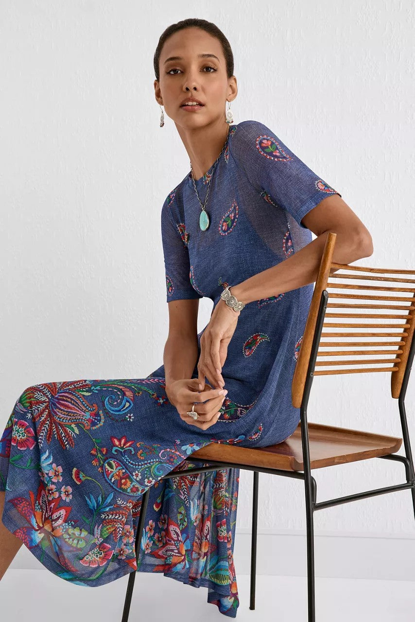 CARLIE MESH TEE DRESS