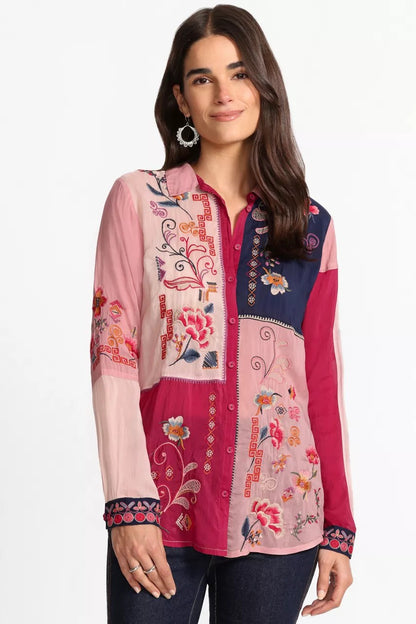 MARCIA COLOR BLOCK SHIRT