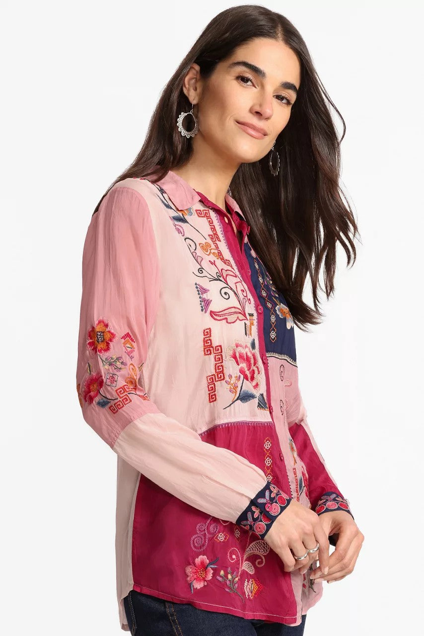 MARCIA COLOR BLOCK SHIRT