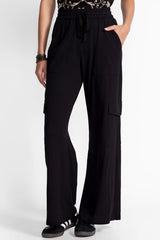 KNIT DRAWSTRING CARGO PANT