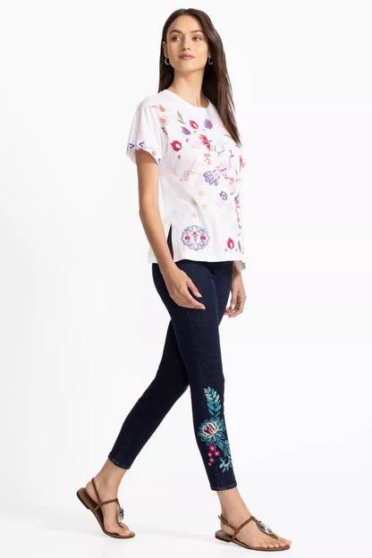 THE PULL ON CROPPED SKINNY JEAN