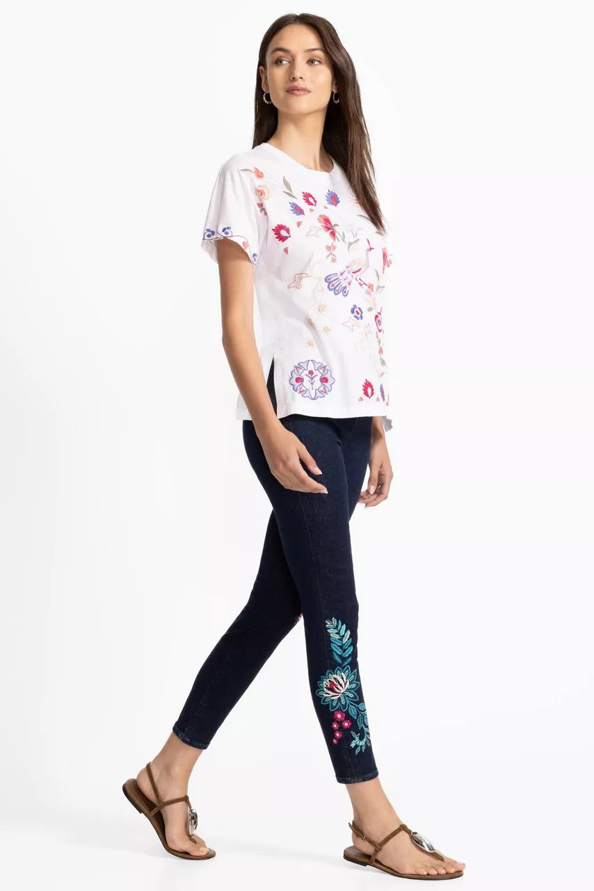 THE PULL ON CROPPED SKINNY JEAN