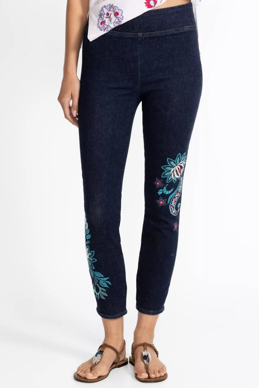 THE PULL ON CROPPED SKINNY JEAN