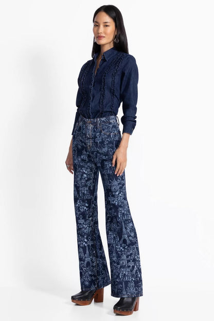 THE STRAIGHT FLARE JEAN