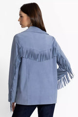 ITALIAN SUEDE FRINGE JACKET