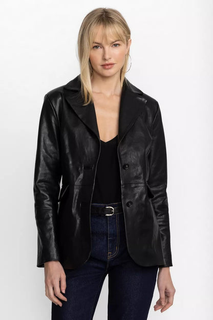 ITALIAN LEATHER CLASSIC BLAZER