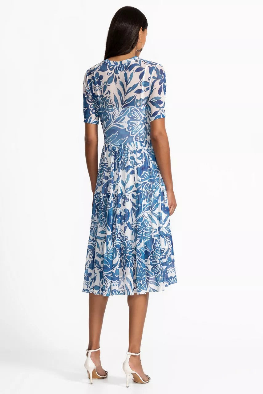 MESH TIERED DRESS