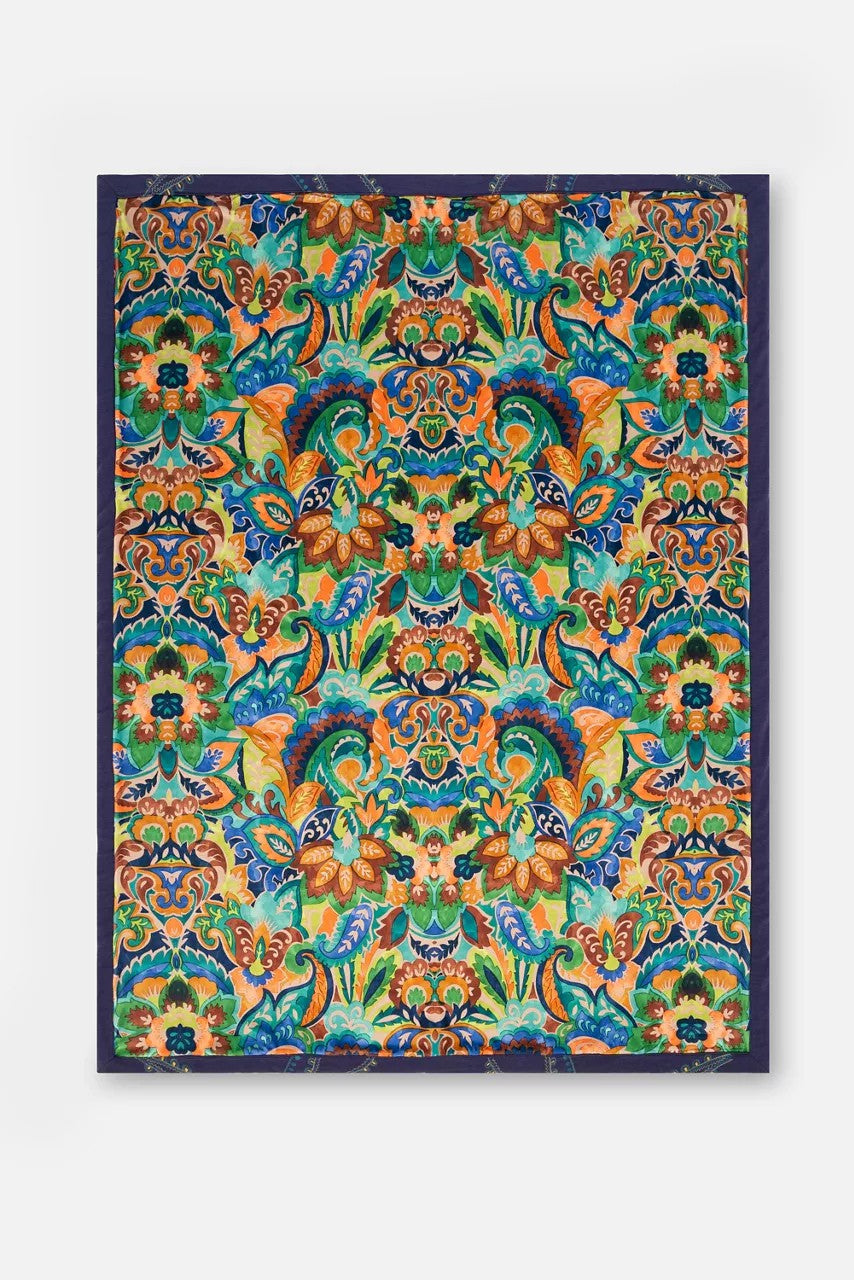 EMBROIDERED THROW BLANKET