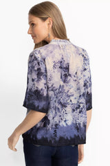 RUFFLE NECK SHIRT