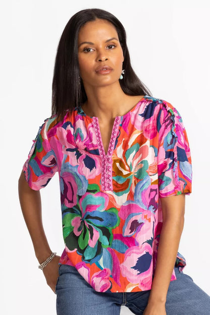 RUFFLE SEAM TOP