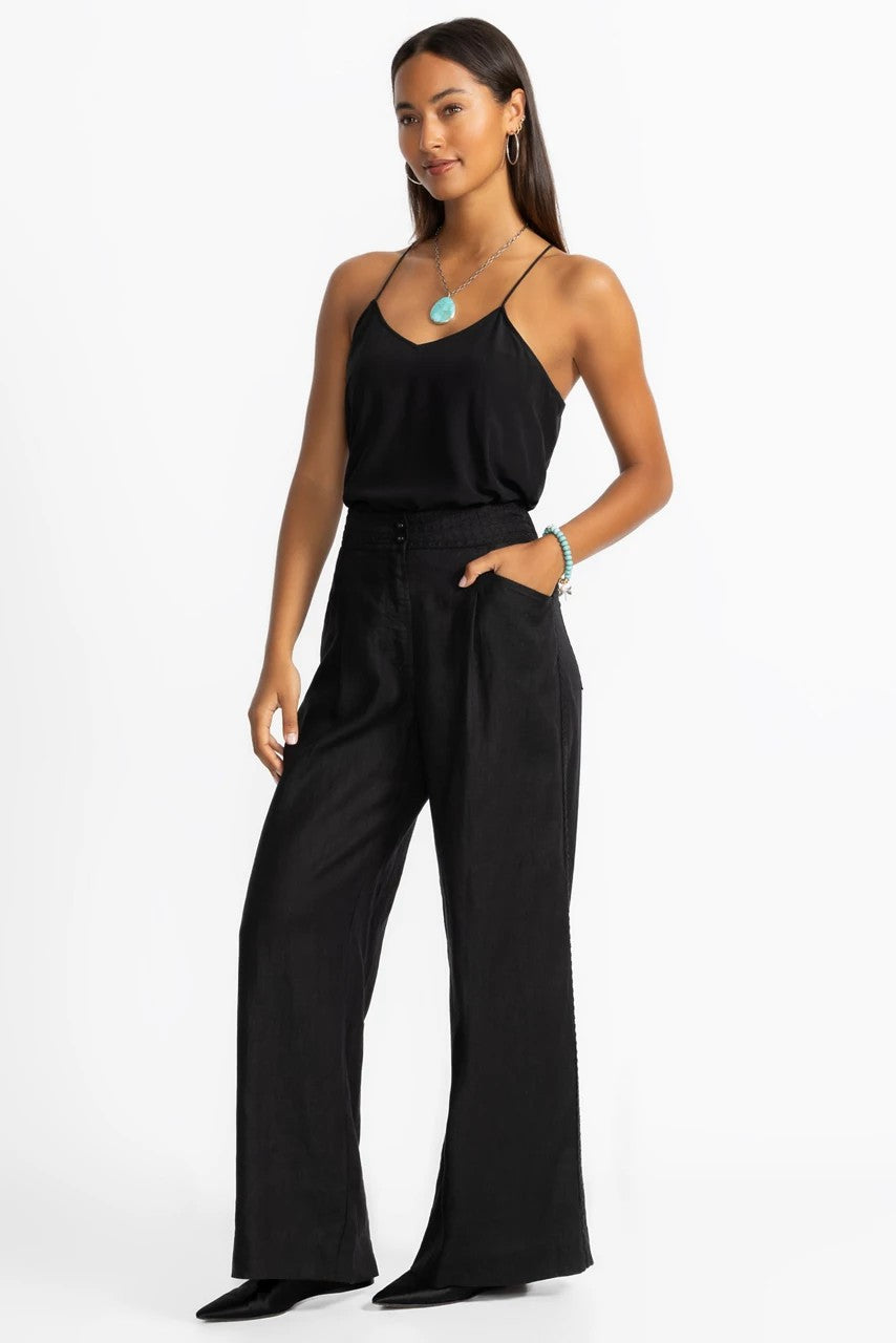 WIDE LEG PLEAT PANT